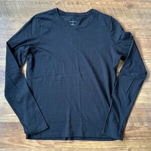 Everlane Black Long Sleeve Tee